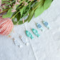 Ocean and Seafoam Coastal Fish Polymer Clay Earrings | Seaside Charm Collection