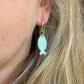 Ocean and Seafoam Mini Fish Polymer Clay Earrings | Seaside Charm Collection