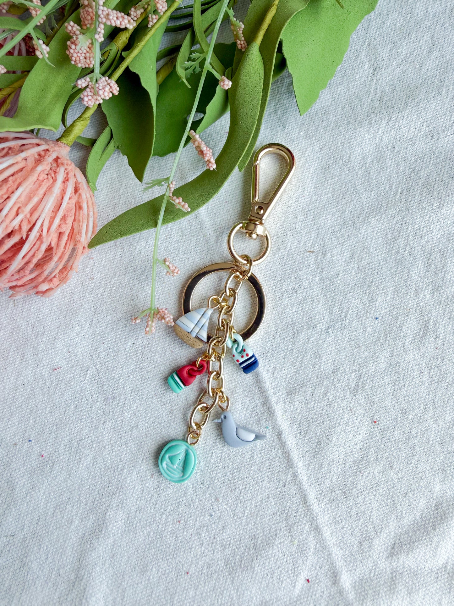Seaside Charm Polymer Clay Charms