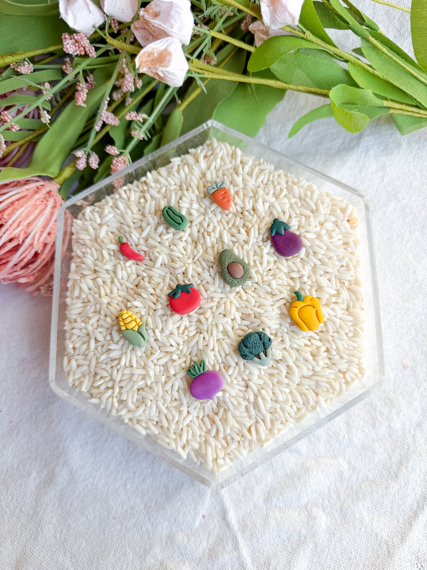 Farmers Market Polymer Clay Studs - Build Your Own Stud Pack