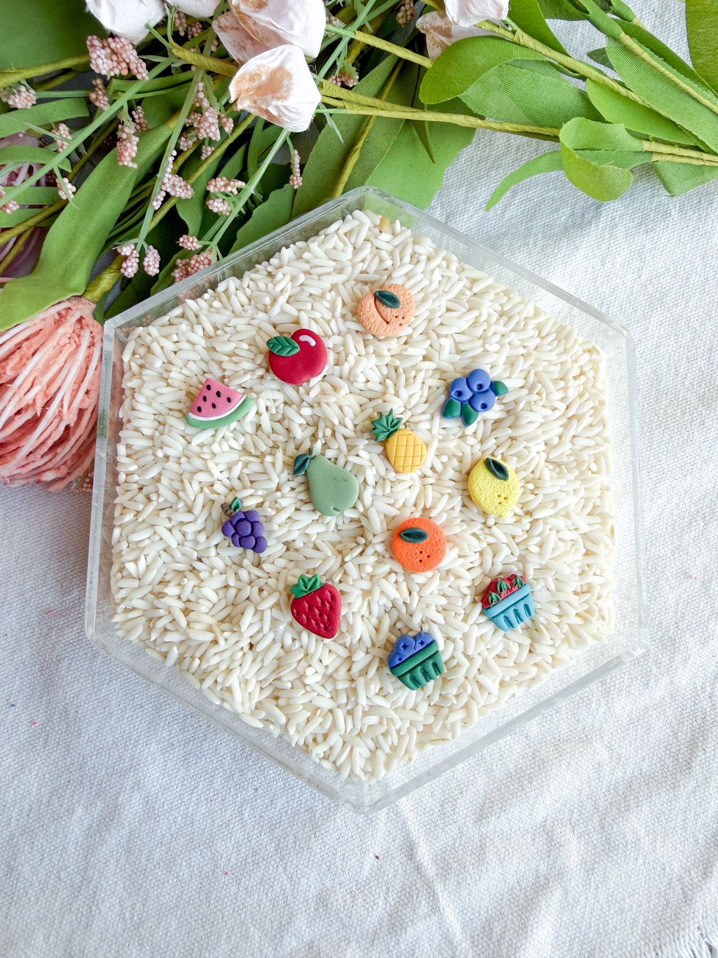 Fruit Stand Polymer Clay Studs - Build Your Own Stud Pack