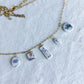 Lavender Themed Transfer Paper Designed Polymer Clay Charms