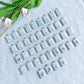 Mahjong Tile Themed Transfer Paper Designed Polymer Clay Charms