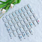 Mahjong Tile Themed Transfer Paper Designed Polymer Clay Charms
