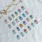 Spice Village Themed Transfer Paper Designed Polymer Clay Charms