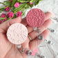 Colorful Textured Valentine's Day Polymer Clay Badges | Nurse and Teacher Retractable Badges