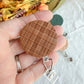 Nature Themed Polymer Clay ID Badge Reel: Nurse Teacher Autumn Colors