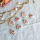 Mushroom Transfer Paper Designed Polymer Clay Jewelry Charms