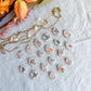 Fall Woodland Animal Transfer Paper Designed Polymer Clay Jewelry Charms