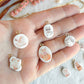 Fall Woodland Animal Transfer Paper Designed Polymer Clay Jewelry Charms