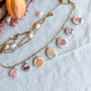 Fall Farmers Market Themed Transfer Paper Designed Polymer Clay Jewelry Charms