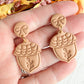Autumn Woodland Acorn Polymer Clay Earrings