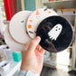 Pinkoween Pumpkin and Ghost Beverage Coasters | Set of 4 Table Coasters