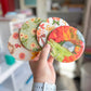 Vintage Cottage Fall Floral Beverage Coasters | Set of 4 Table Coasters