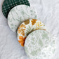 Sage Autumn Botanical Beverage Coasters | Set of 4 Table Coasters