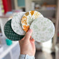 Sage Autumn Botanical Beverage Coasters | Set of 4 Table Coasters