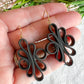 Ribbon Quilling Polymer Clay Hoops