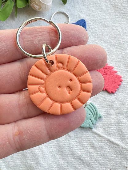 Little Monster Animal Polymer Clay Keychains and Bag Tags