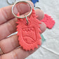 Little Monster Animal Polymer Clay Keychains and Bag Tags