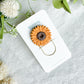 Sunflower Polymer Clay Paper Clip Bookmark