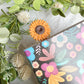 Sunflower Polymer Clay Paper Clip Bookmark