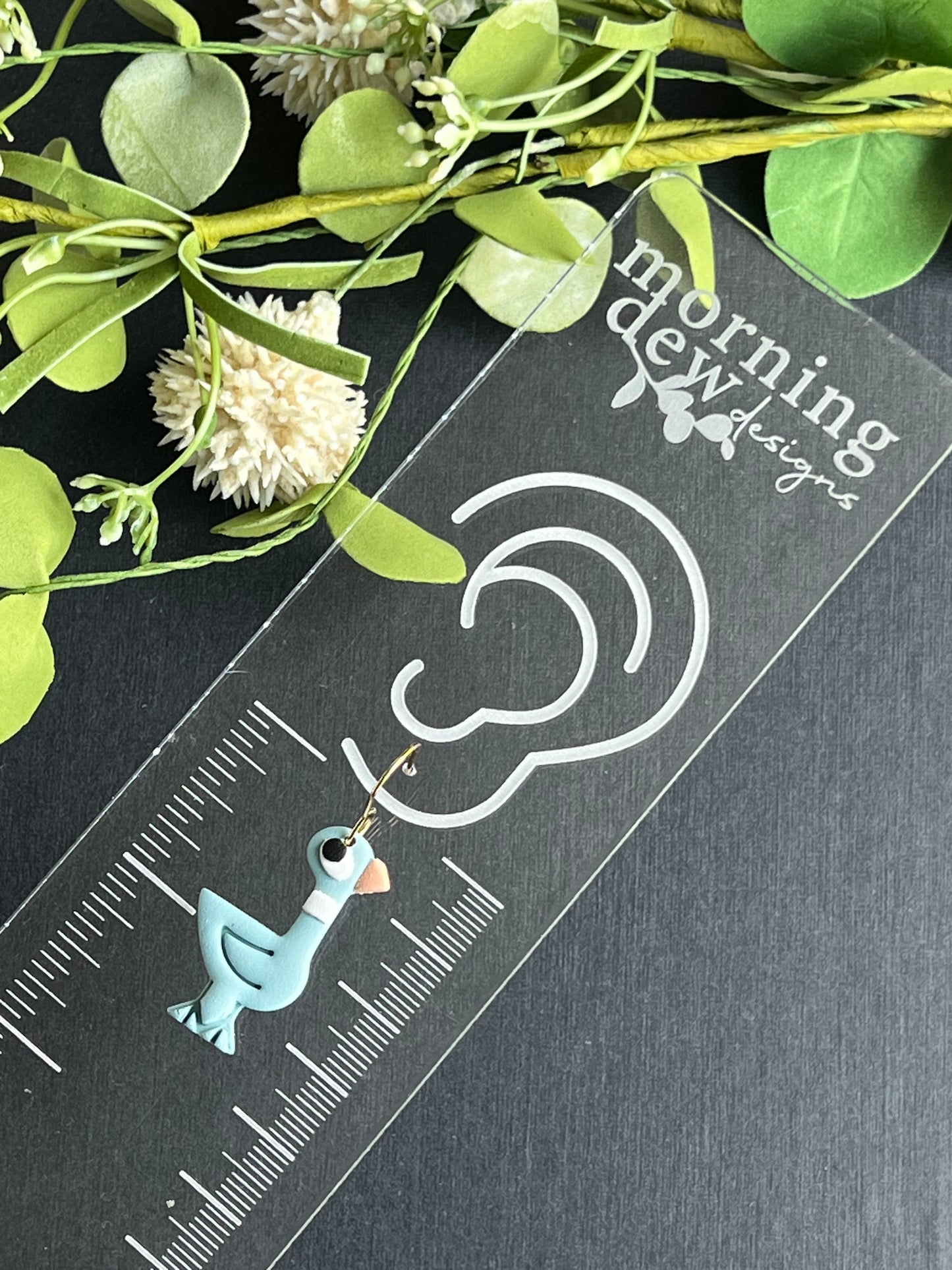 Pigeon Polymer Clay Earrings | Teacher Earrings | Back to School Earrings |  Teacher Gift