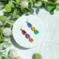Rainbow Crayon Polymer Clay Earrings | Teacher Earrings | Back to School Earrings |  Teacher Gift