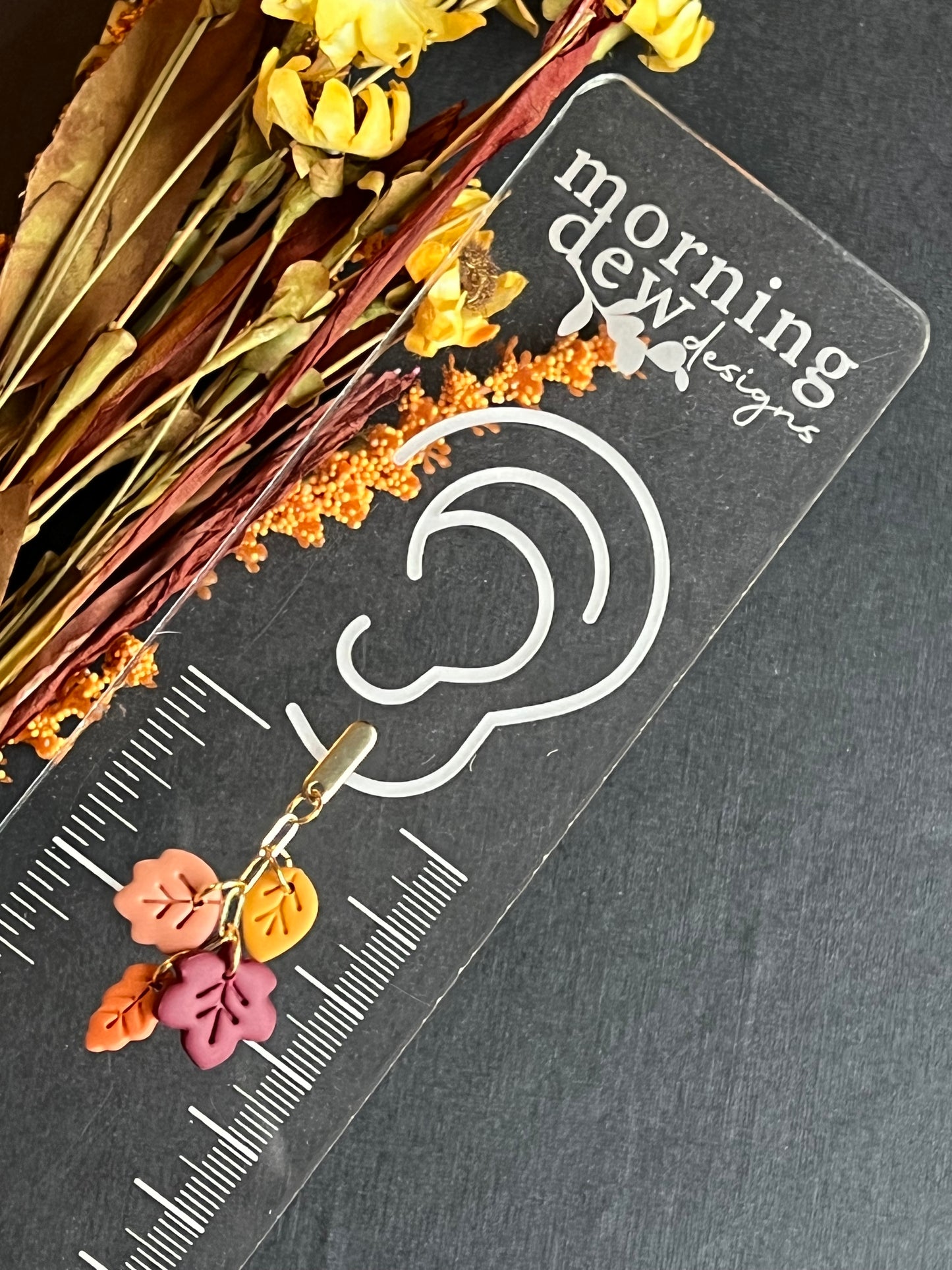 Multi Colored Fall Leaf Polymer Clay Earrings