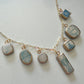 Coastal Themed Transfer Paper Designed Polymer Clay Necklace Charms (Charms Only)