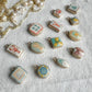 Coastal Themed Transfer Paper Designed Polymer Clay Necklace Charms (Charms Only)