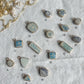 Nautical Themed Transfer Paper Designed Polymer Clay Necklace Charms (Charms Only)