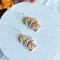 Autumn Tartan Plaid Pumpkin Gnome Dangles