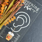 Tartan Patterned Pumpkin Spice Latte Polymer Clay Earrings
