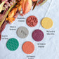 Colorful Fall Textured Polymer Clay Badges | Nurse and Teacher Retractable Badges