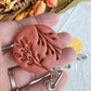 Colorful Fall Textured Polymer Clay Badges | Nurse and Teacher Retractable Badges