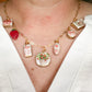 Strawberry Shortcake Themed Polymer Clay Charm Necklace