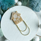 Gingerbread House Bookmark | Polymer Clay Paper Clip Bookmark
