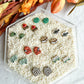 Fall Camping Polymer Clay Studs