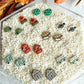 Fall Camping Polymer Clay Studs
