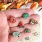 Fall Camping Polymer Clay Studs