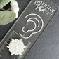 Scandinavian Winter White Snowflake Dangles