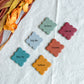Autumn Color Palette Mandala Polymer Clay Earrings