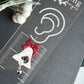 Christmas Jingle Bell with Red Bow Polymer Clay Earrings