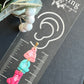 Three Tiered Beanie, Mitten, and Stocking Polymer Clay Earrings