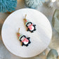 Penguin Earrings with Scarf and Beanie Polymer Clay Earrings