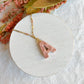 Floral Embossed Alphabet Polymer Clay Charms