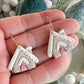 Gingerbread House Polymer Clay Earrings