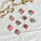Christmas Sayings Transfer Paper Designed Polymer Clay Charms