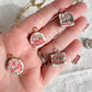 Christmas Sayings Transfer Paper Designed Polymer Clay Charms
