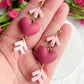 Heart and Arrow Polymer Clay Earrings
